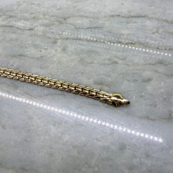 Gold plated Chain Necklace 18in - Picture 6 of 9